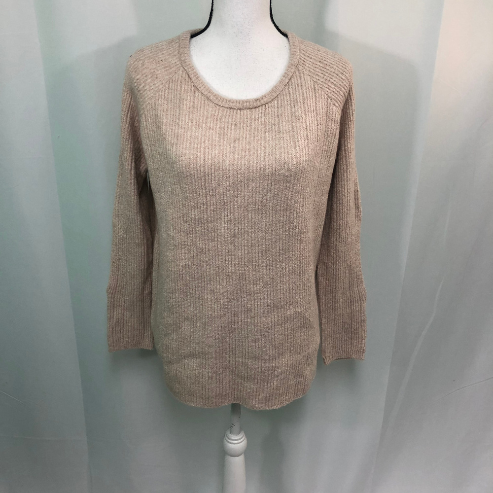 BB Dakota Sand Cutout Sleeve Sweater NWT